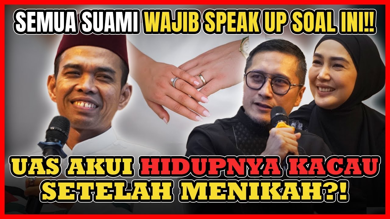 Influencers bercerai? Mungkin belum faham ini  - Ust. Abdul Somad