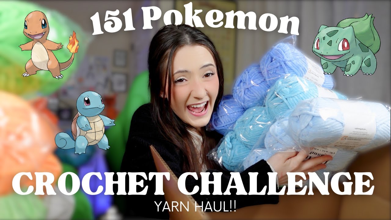 Потратьте 450 долларов на пряжу, чтобы связать покемонов крючком | 151 Pokemon Crochet Challenge ...