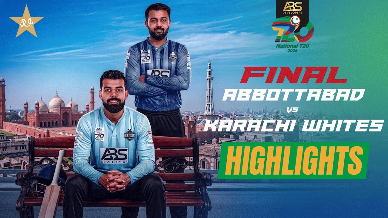 Full Highlights | Karachi Whites vs Abbottabad Region | Final | Developers National T20 Cup | MZA1K