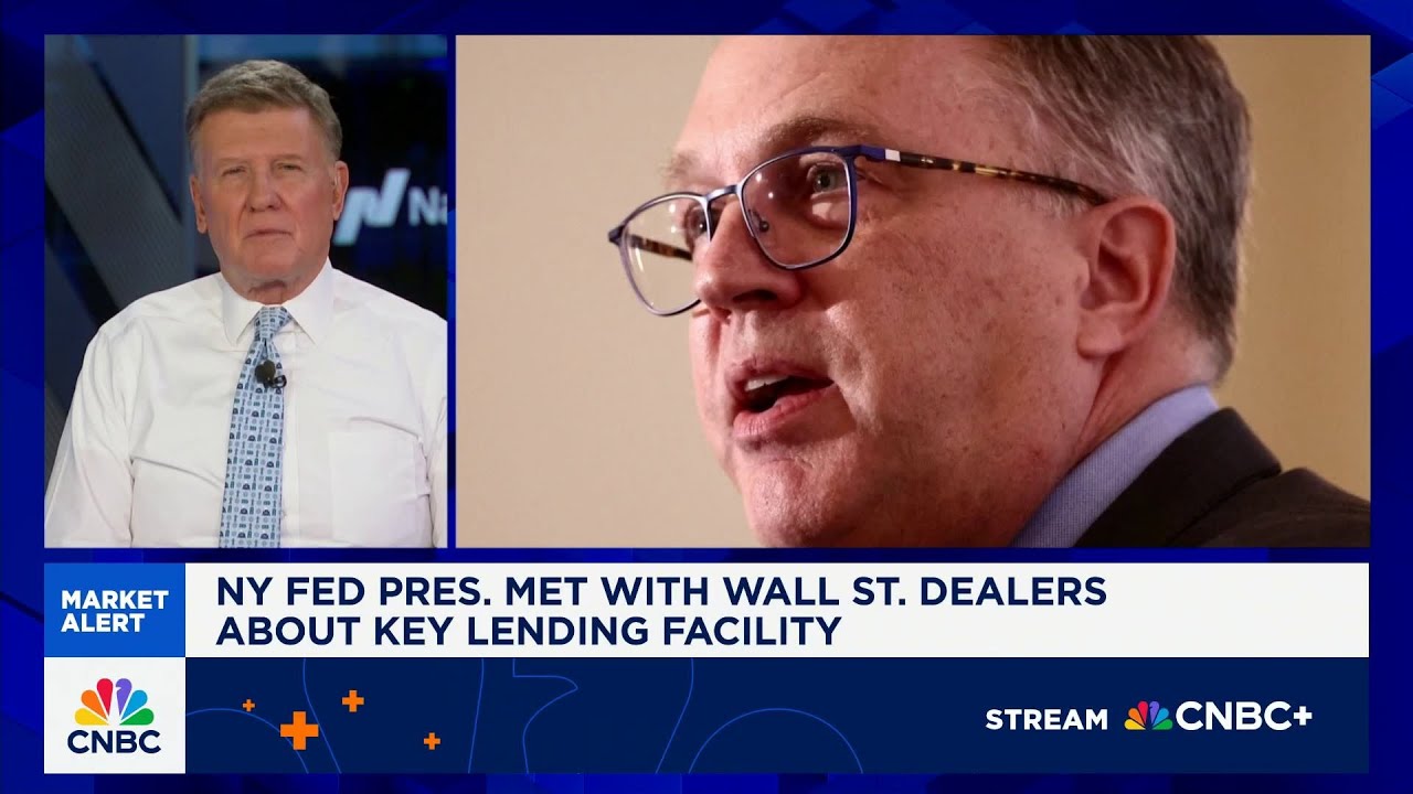 Executive Edge: New York Fed President met with Wall Street dealers about key lending facility