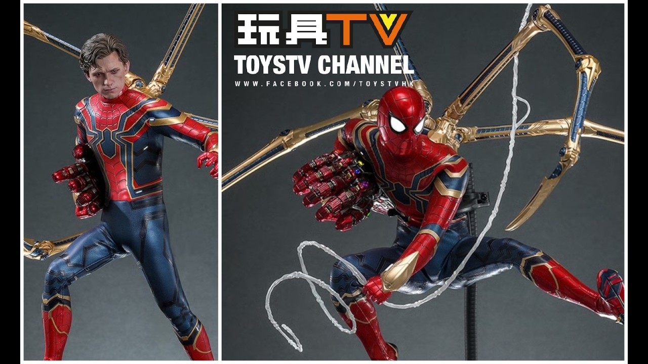 「爆玩具」Hot Toys 1/6 Iron Spider (Sculpted Hair) TOYSTV Review