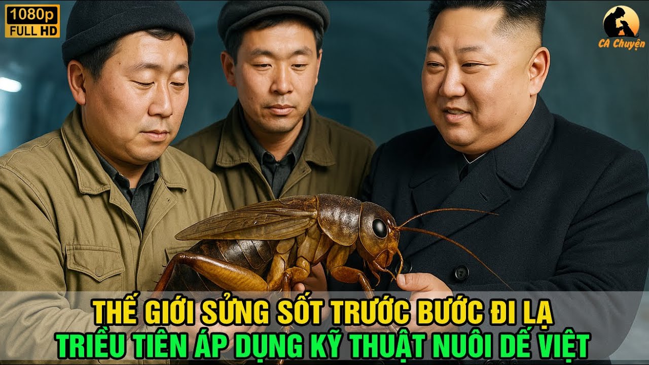 Thế Giới Bối Rối: Triều Tiên Bắt Chước Việt Nam Nuôi Dế Làm Thực Phẩm Cứu Đói Mùa Đông Dài
