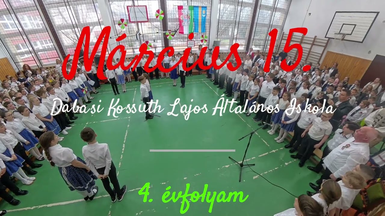 Március 15. - Dabasi Kossuth Lajos Általános Iskola 2025. - fentről