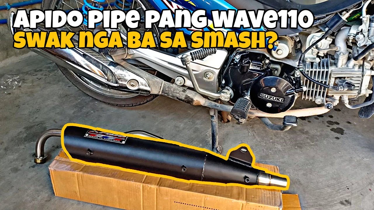 Wave 110 Apido Pipe | Swak kaya sa Suzuki Smash 115?