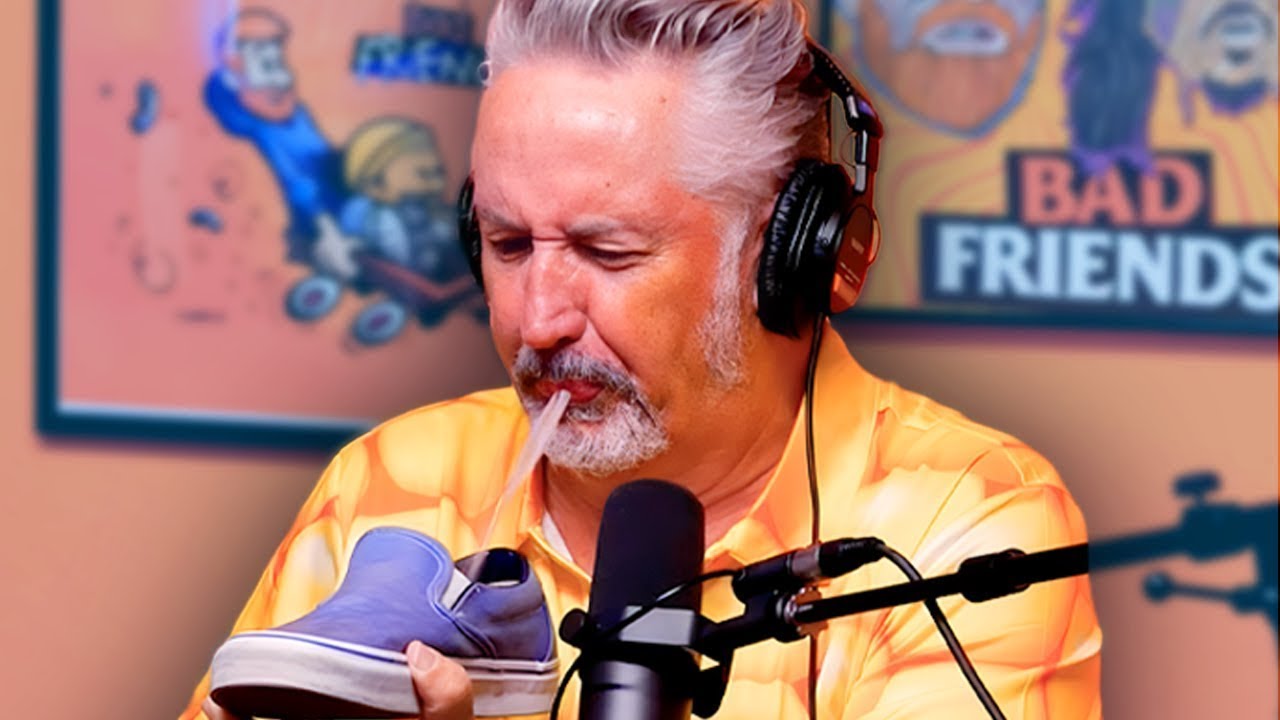 Bobby Lee Almost Vomits After Harland Williams Does a Shoey  - bad friends podcast