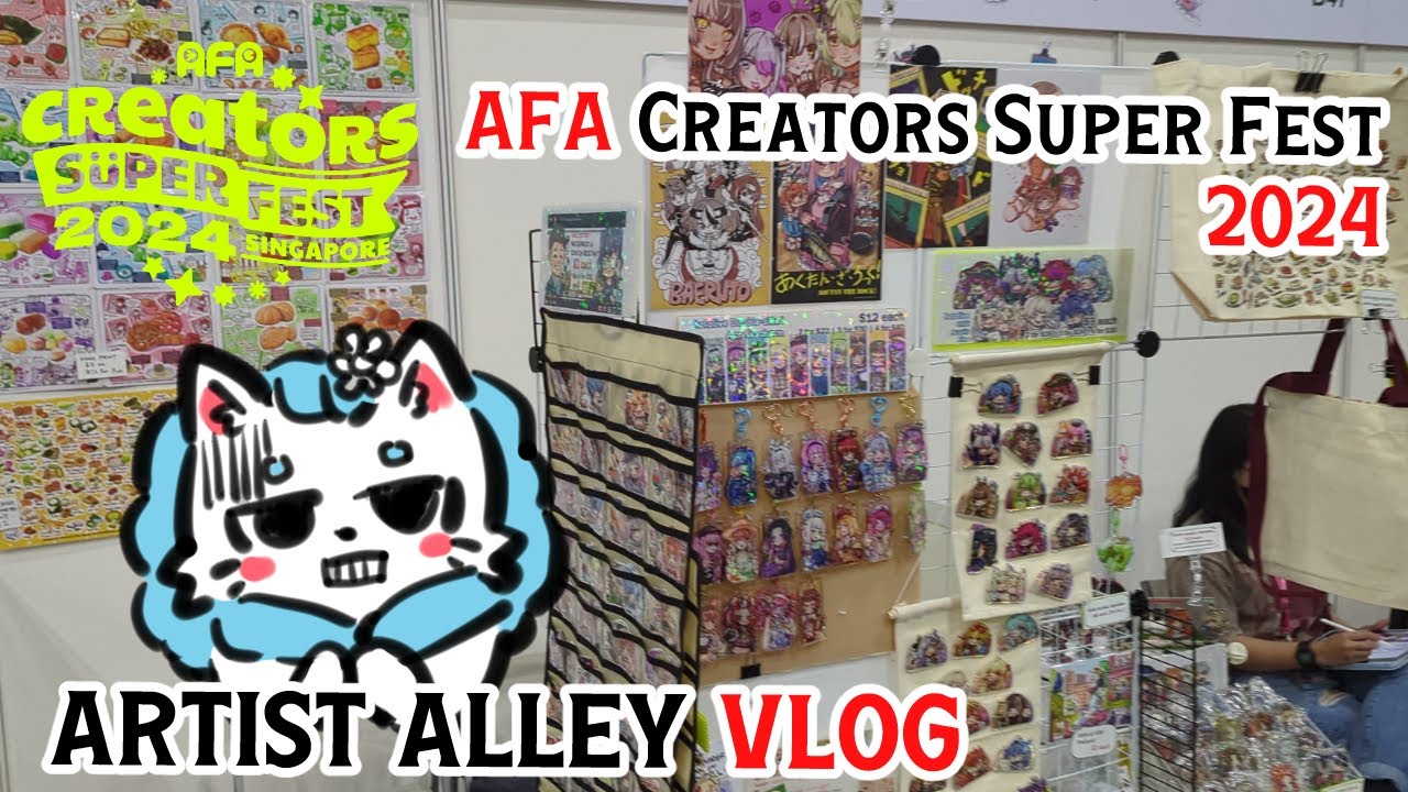 Artist Alley Vlog ✨ AFACSF24 (Anime Festival Asia: Creators Super Fest 2024)