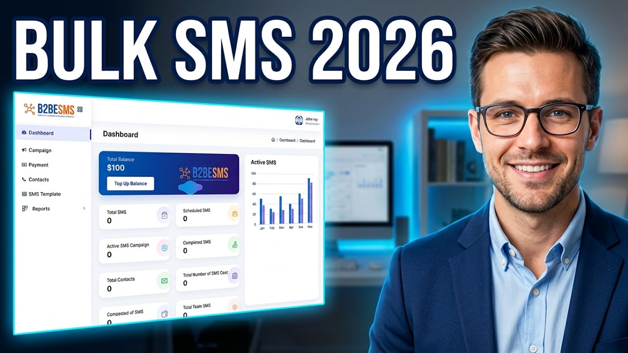 Bulk SMS Software Demo 2026 | DLT Approved SMS Platform with API, OTP & Marketing Automation