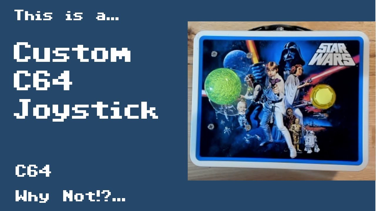 This is a Custom joystick for the C64