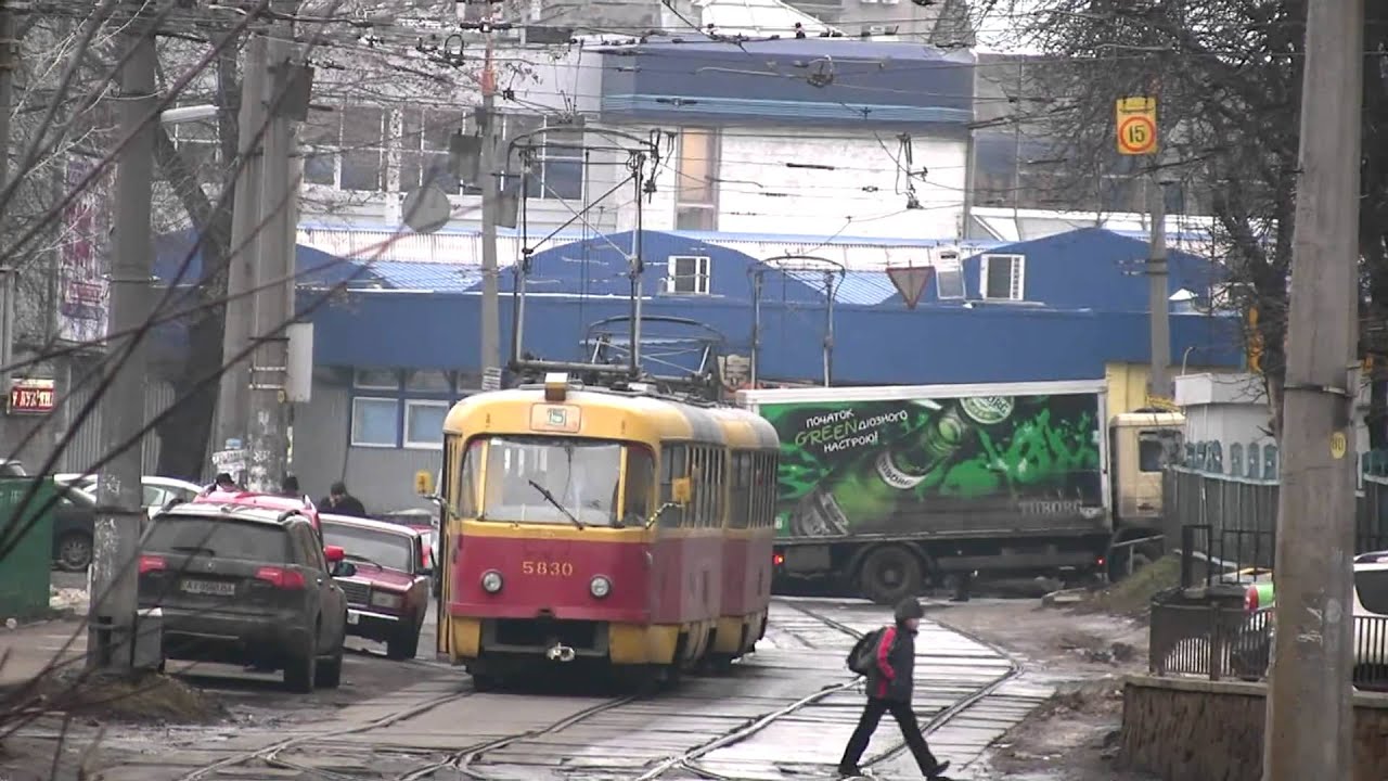 Kyiv trams Tatra T3, route 18 (2011)