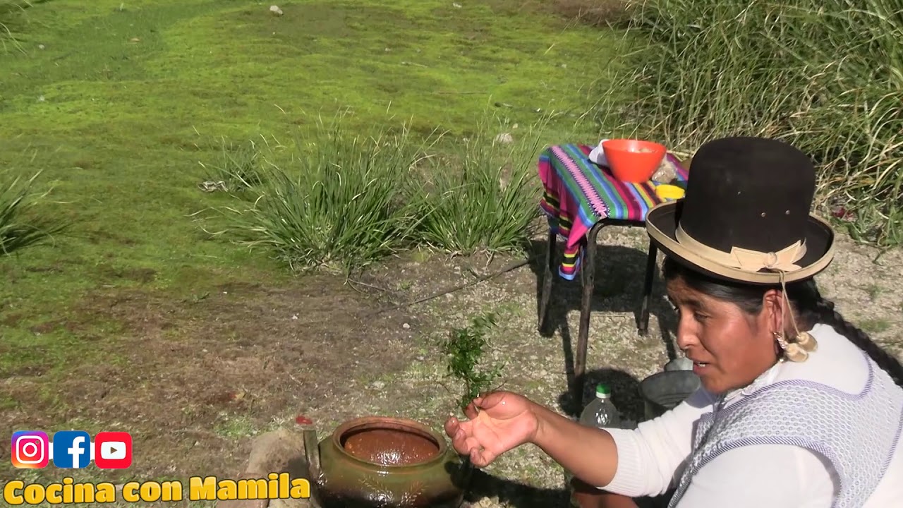 COCINANDO ATOMATADO DE TRUCHA EN EL CAMPO - AL ESTILO DE LA CHOLITA MAMILA