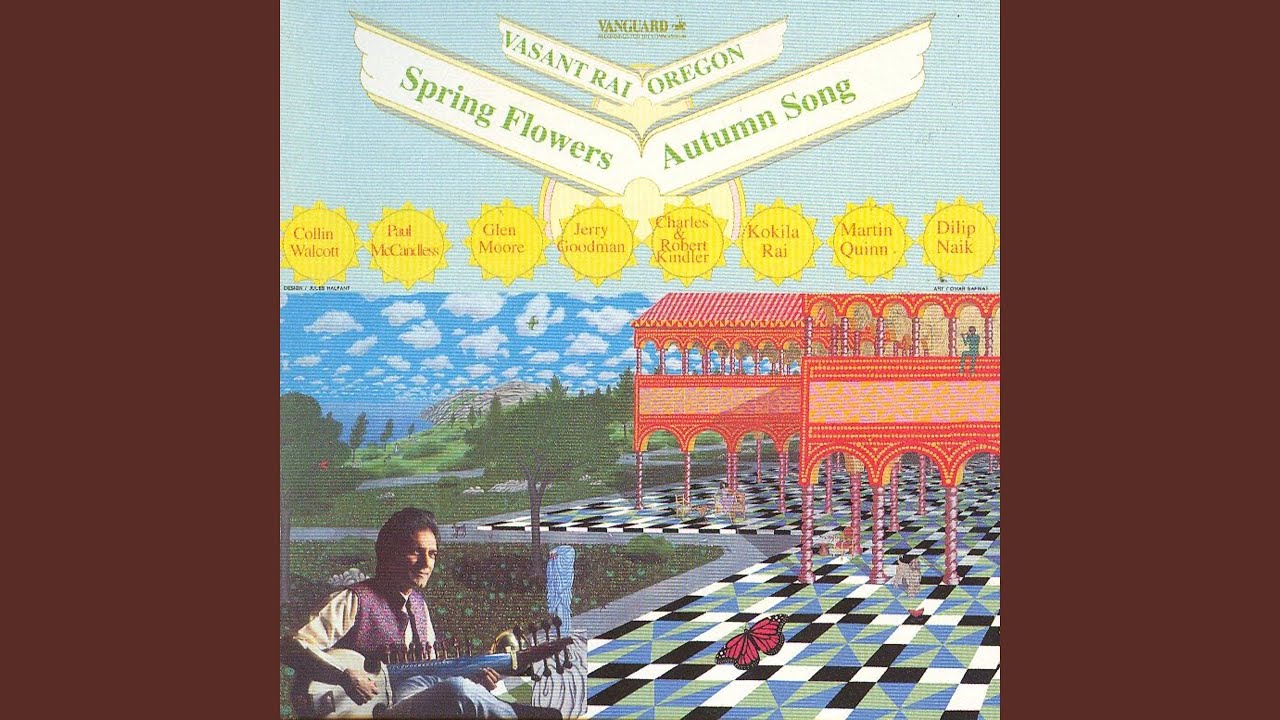 Spring Flowers: Distant Village