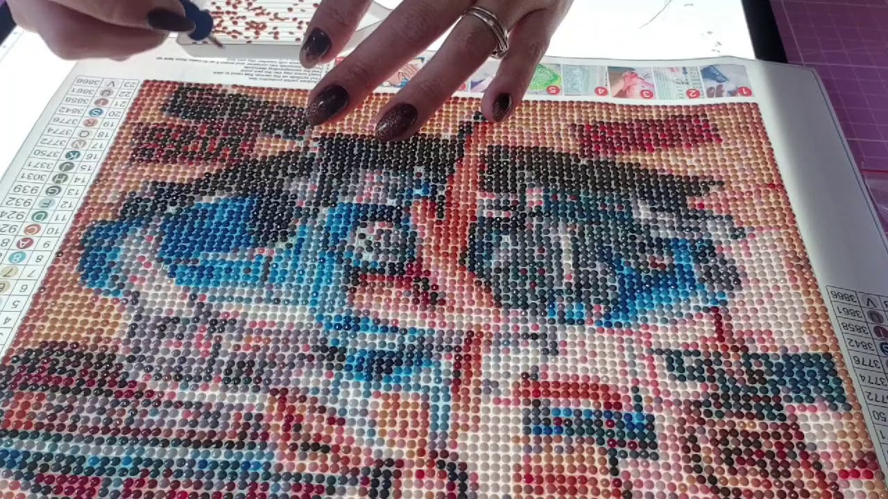 Je teste et vous donne mon avis s&ucirc;r le diamond painting r&eacute;tro de la boutique Gudfel 😉