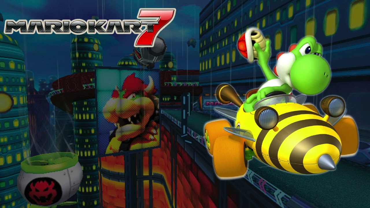 Neo Bowser City/Koopa City - Mario Kart 7 (Slowed Down)