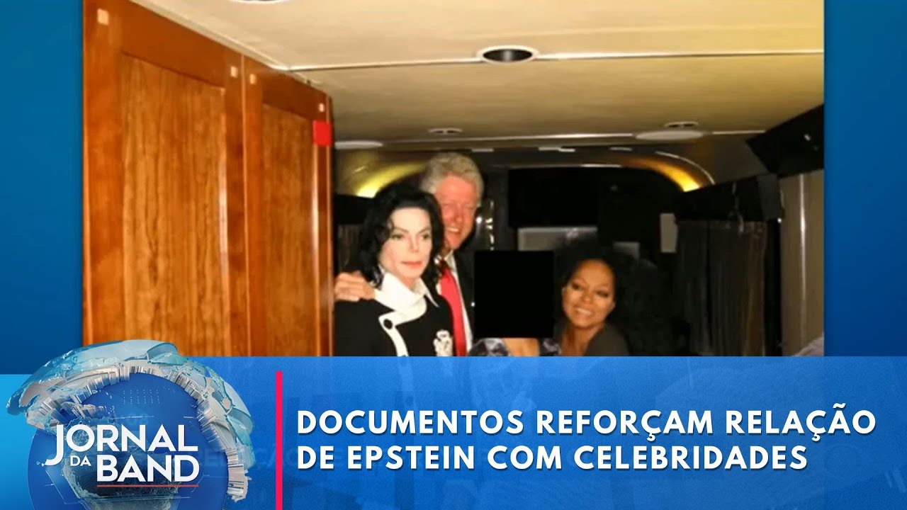 Novos documentos reforçam relação de Epstein com a elite do poder | Jornal da Band