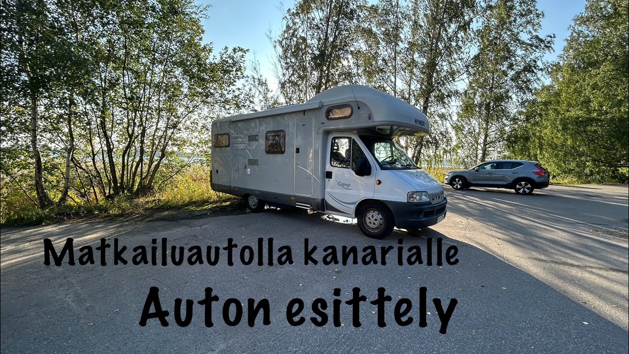 Matkailuautolla Kanarialle; autonesittelyvideo