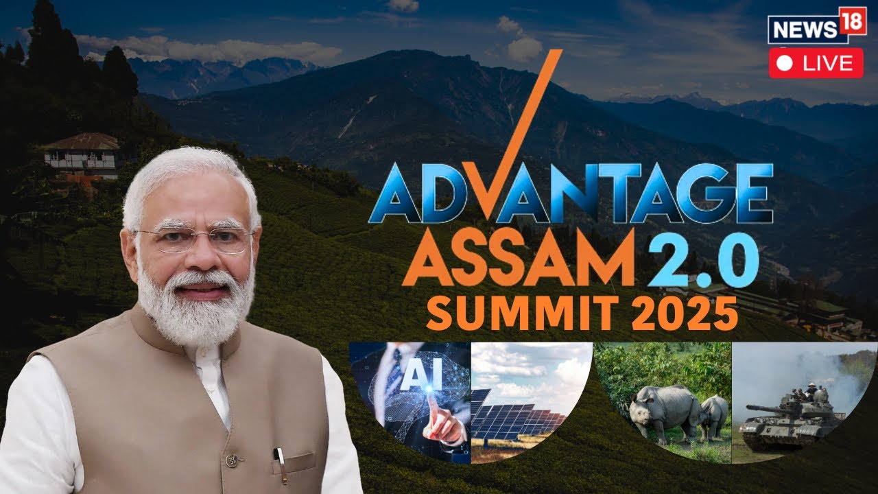 PM Modi Inaugurates Advantage Assam 2.0 Investment Summit 2025 In Guwahati Live | Himanta | N18L