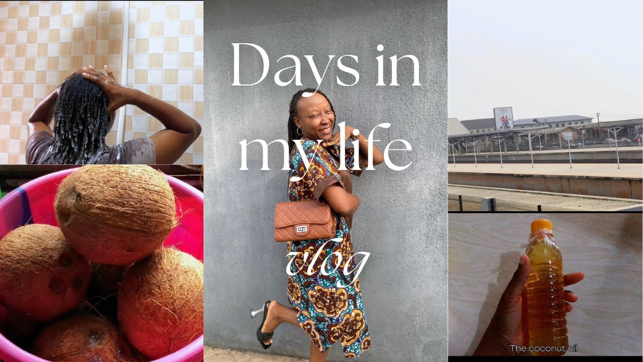 I made COCONUT OIL FROM SCRATCH! || hair dayyy || outing with my sisters || road trip..