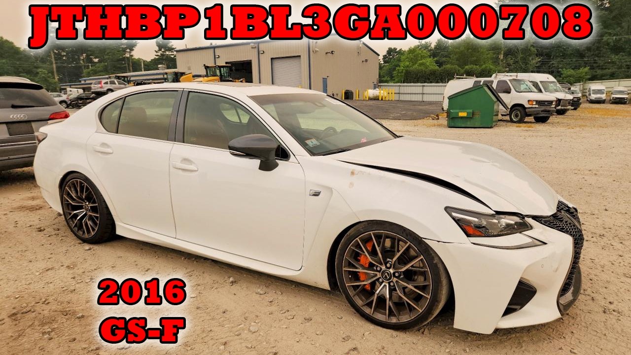 JTHBP1BL3GA000708 &mdash; Lexus GS-F 2016 года &mdash; подробный разбор (Эпизод 0279)