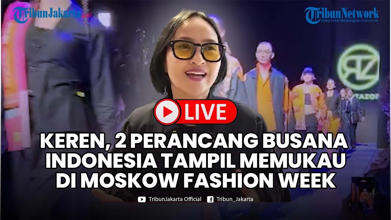 🔴Keren Banget, Perancang Busana Asal Indonesia Tampil Sangat Memukau di Moskow Fashion Week 2024