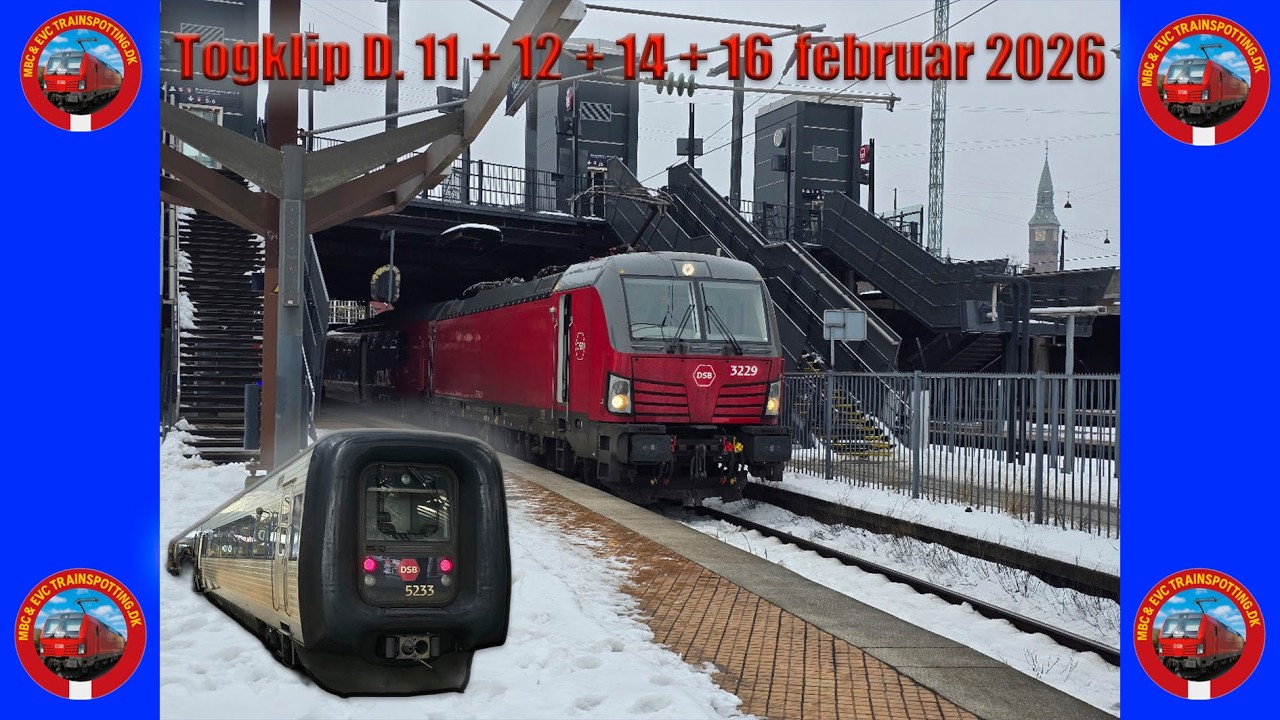 Togklip D. 11 + 12 + 14 + 16  februar 2026