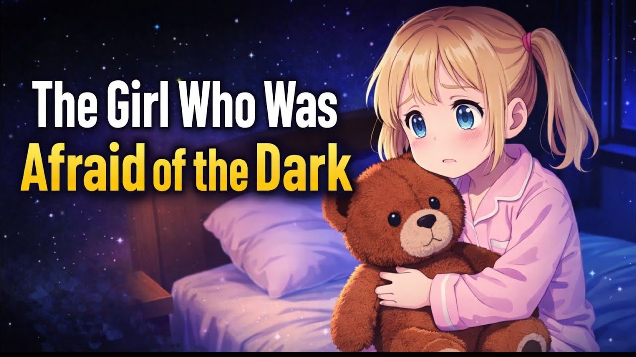 🌙 The Girl Who Was Afraid of the Dark | Emotional Bedtime Story (6 Minutes) ✨