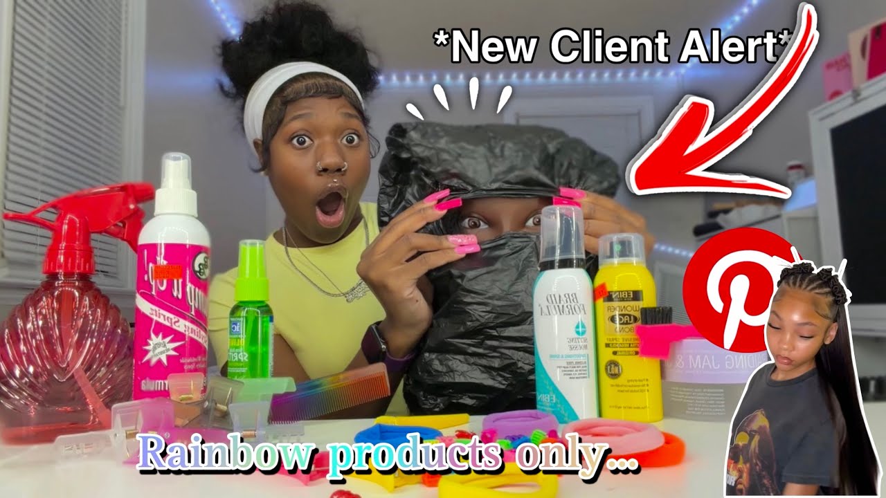 Делаю густые волосы как у манекена только с помощью Rainbow Products *новый клиент*