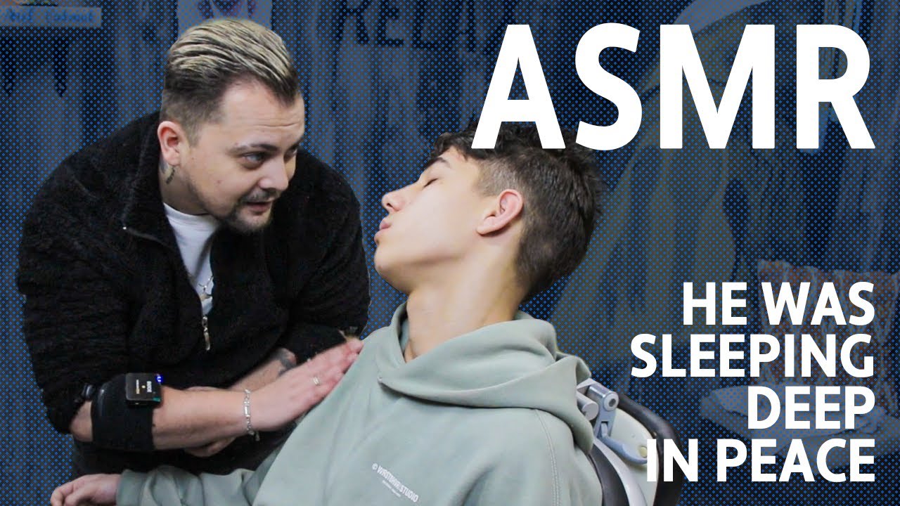 ASMR SLEEP MASSAGE | Customer Sleeps Deep In Peace