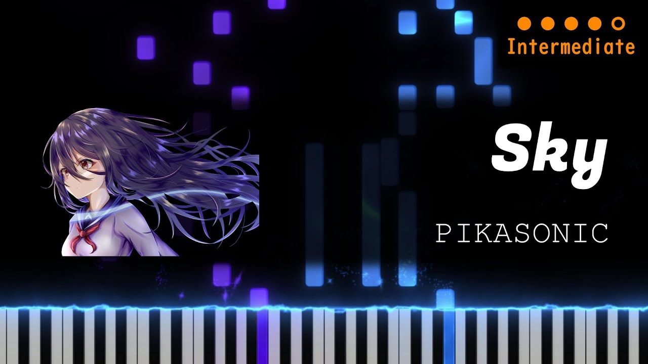 PIKASONIC - Sky | Piano Tutorial + Sheet Music