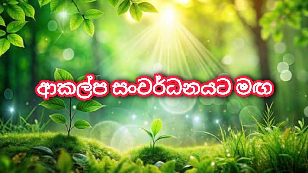 Path To Attitude Development - ආකල්ප සංවර්ධනයට මඟ