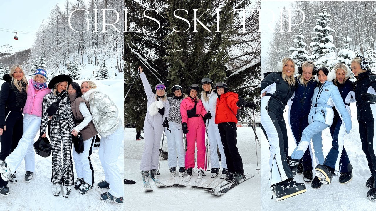 SKI TRIP WITH THE GIRLS IN VAL'DISERE! FIRST TIME SKIING, GIRLS NIGHTS AND ALL THE FUN! PART 1!