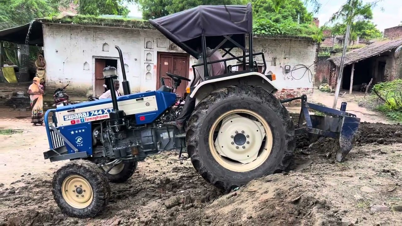 ट्रैक्टर के साथ ऐसी  गलती Swaraj 744 XT New model 52 HP diesel avarage test
