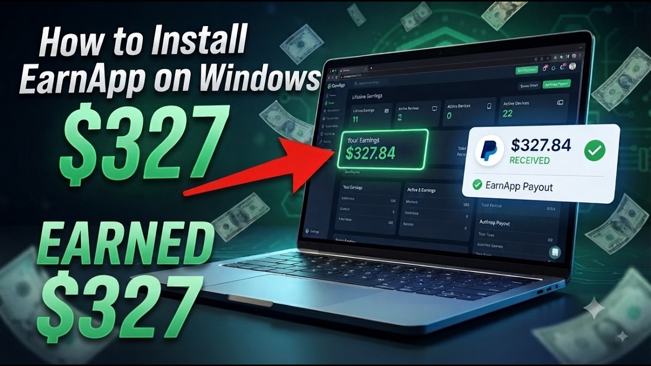 EarnApp Review: How to Install EarnApp on Windows | EarnApp Windows Tutorial | Earnapp Windows Setup