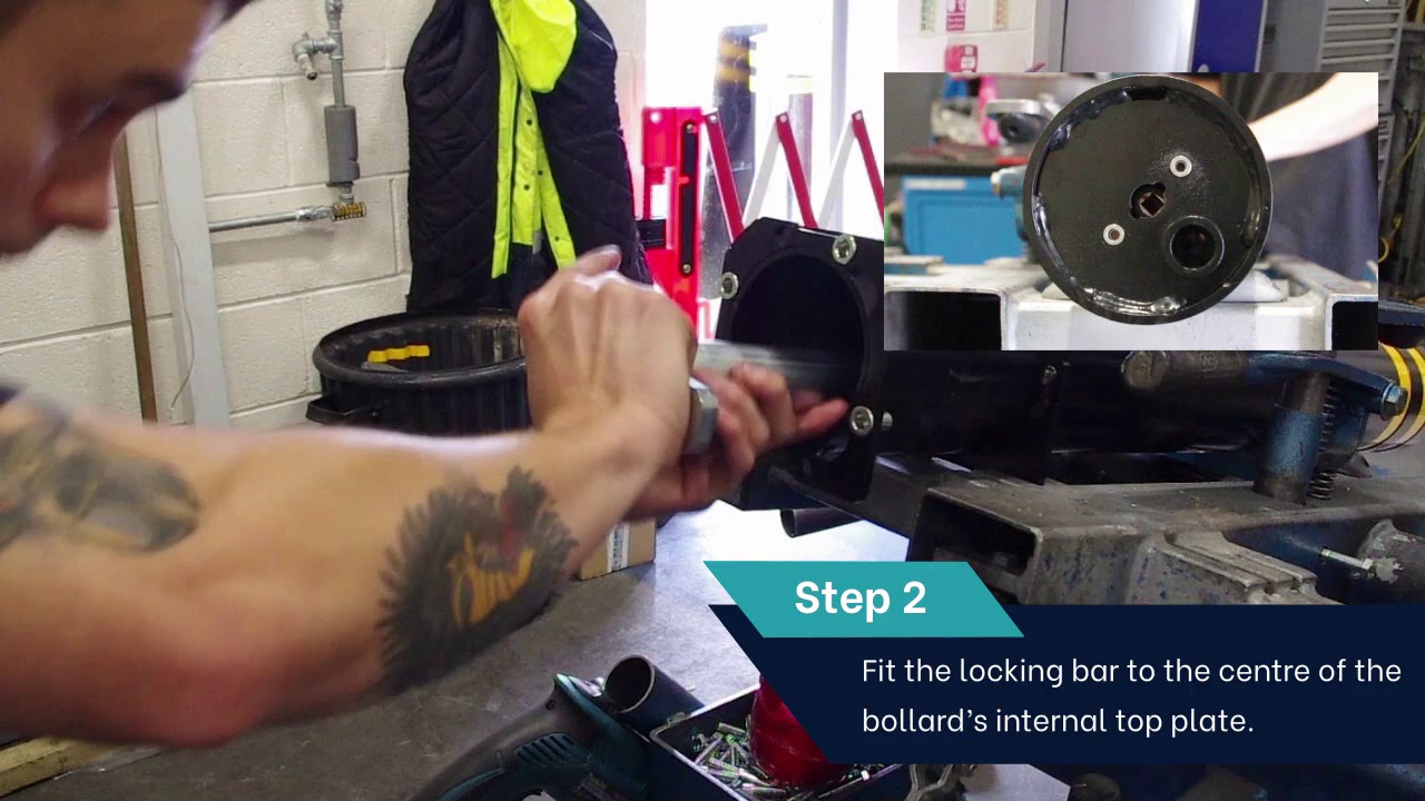 How To Install A New Bollard Locking Bar | ATG Access