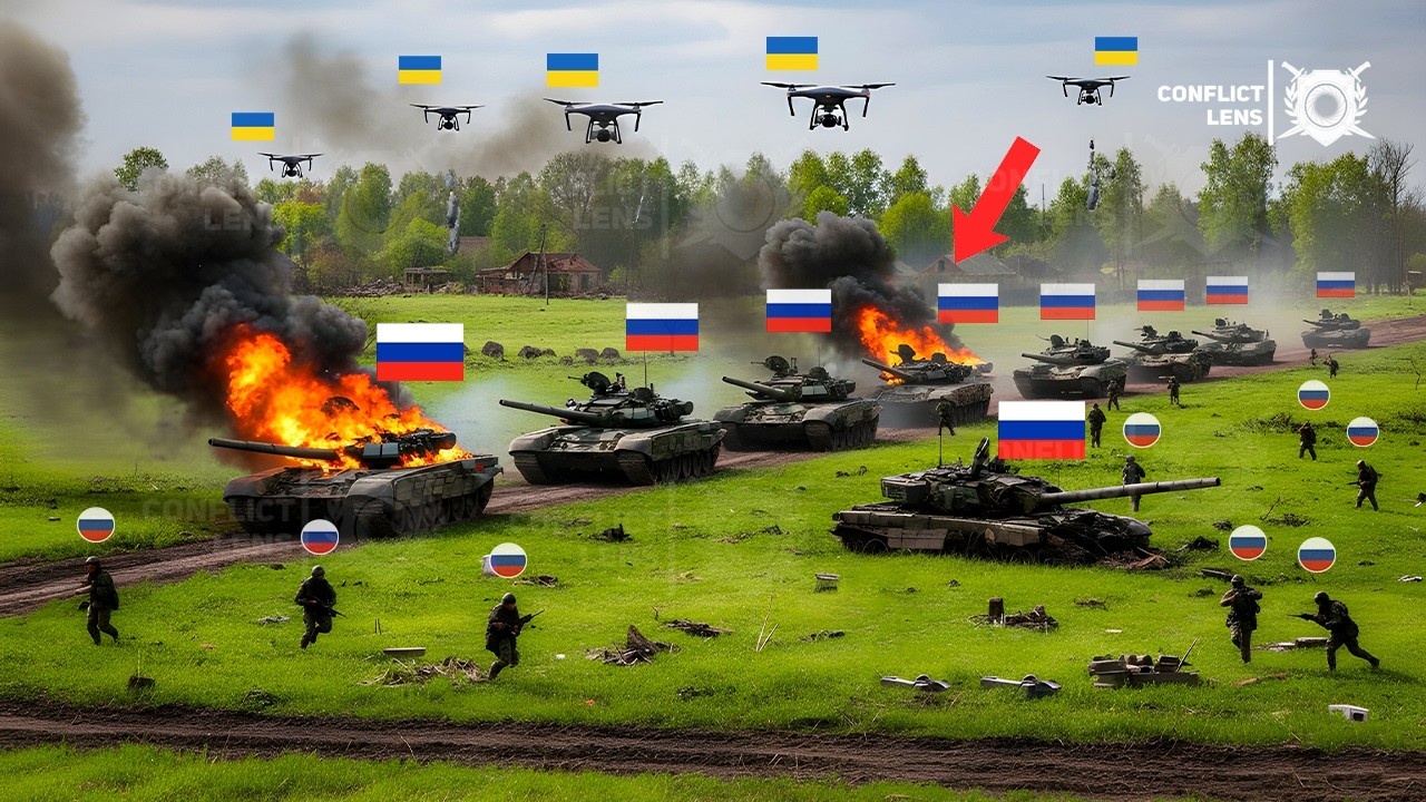 Russian Special Forces Convoy Attack Met with Ukrainian Fury