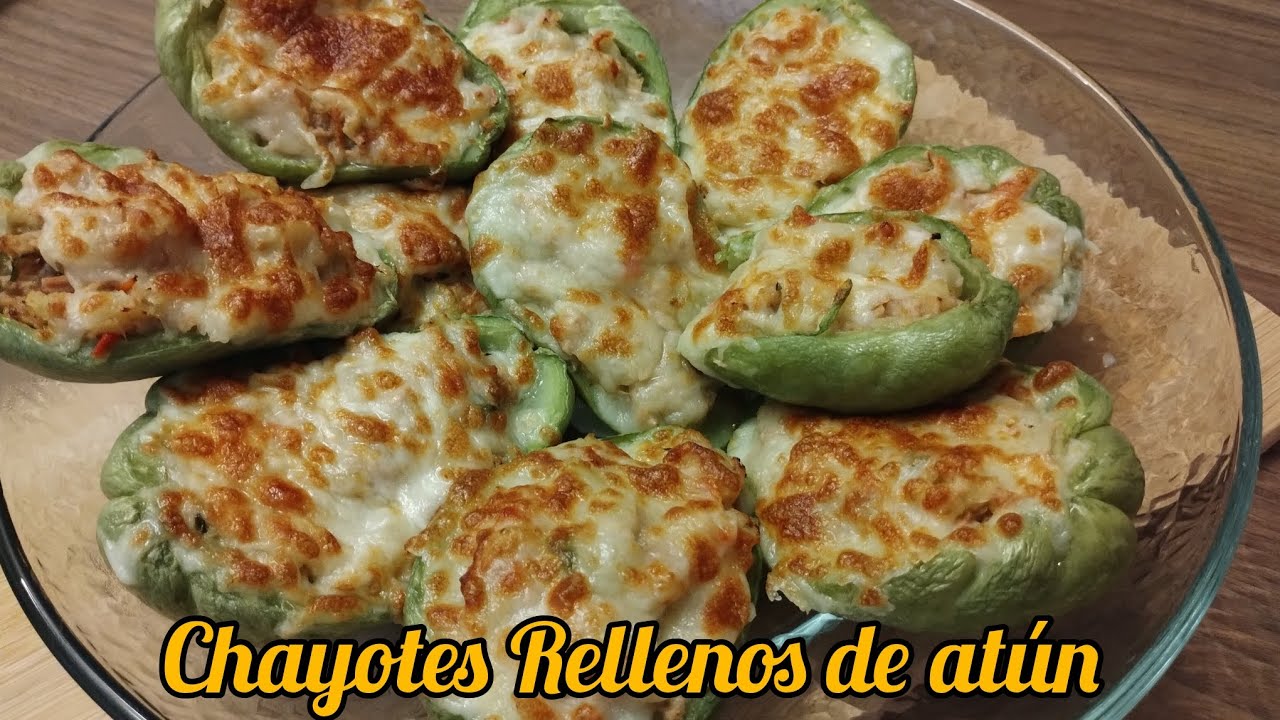 COMIENDO SIN CARNE DIA 2| CHAYOTES RELLENOS 👌| DELI 🤤 Y SALUDABLE 😋 #parati #food 