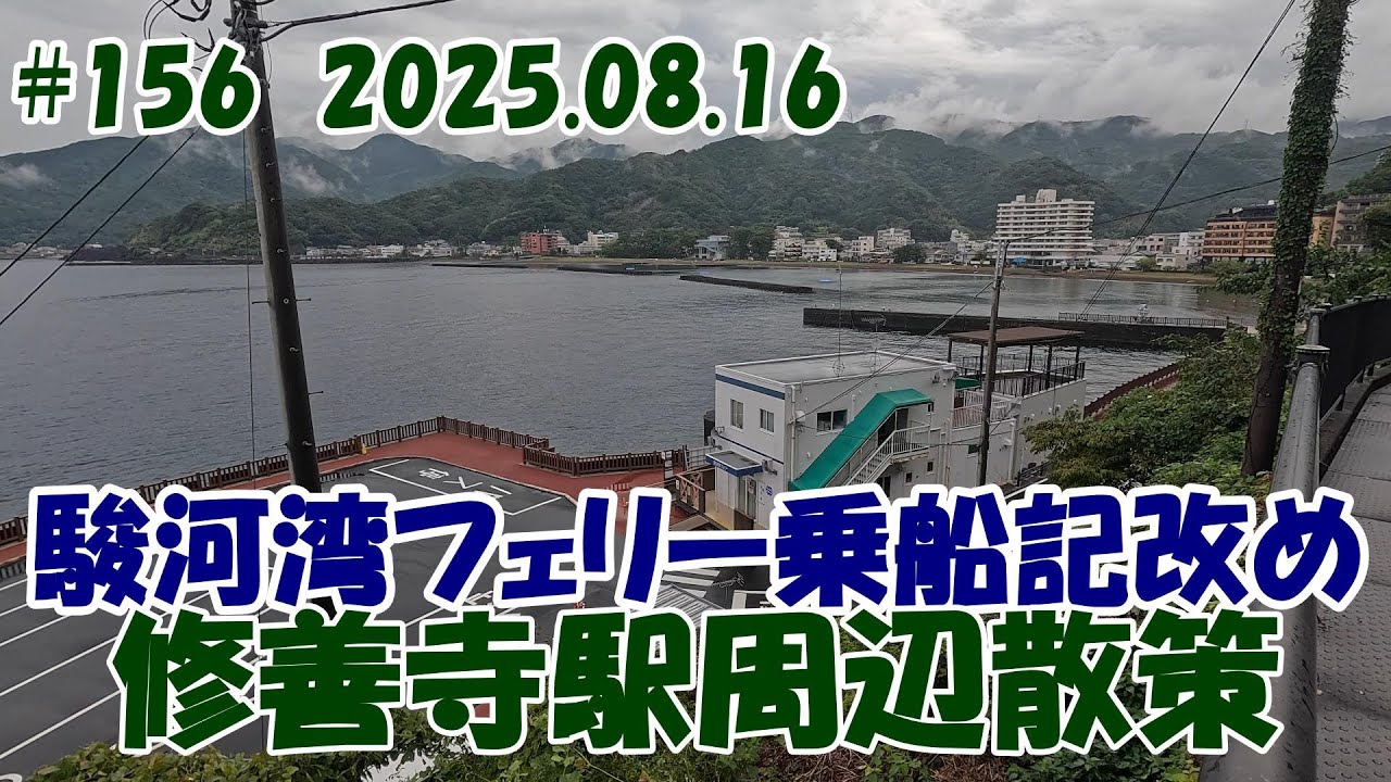 【観光・鉄道】踊り子号＆修善寺駅周辺散策 25.08.16 #156修善寺