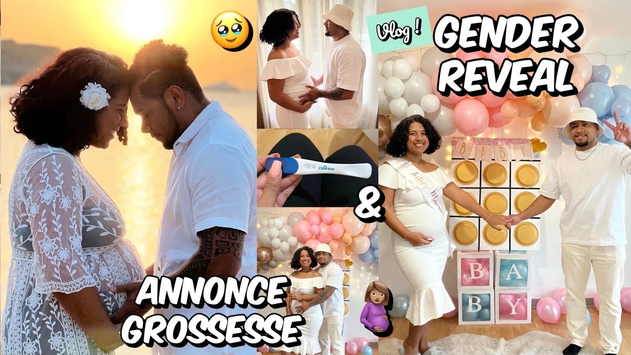 VLOG : JE LUI ANNONCE MA GROSSESSE🤰🏽& ON FAIT LA GENDER REVEAL 💙💗DE BABYSHOUU - ELDYSHOUU NC