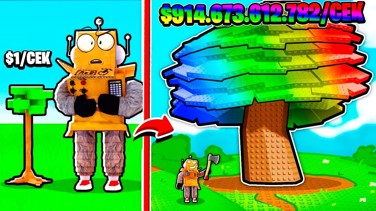 ВЫРАСТИЛ и СРУБИЛ САМОЕ БОЛЬШОЕ ДЕРЕВО в МИРЕ за $914.673.612.782 в СЕК 😱 ROBLOX