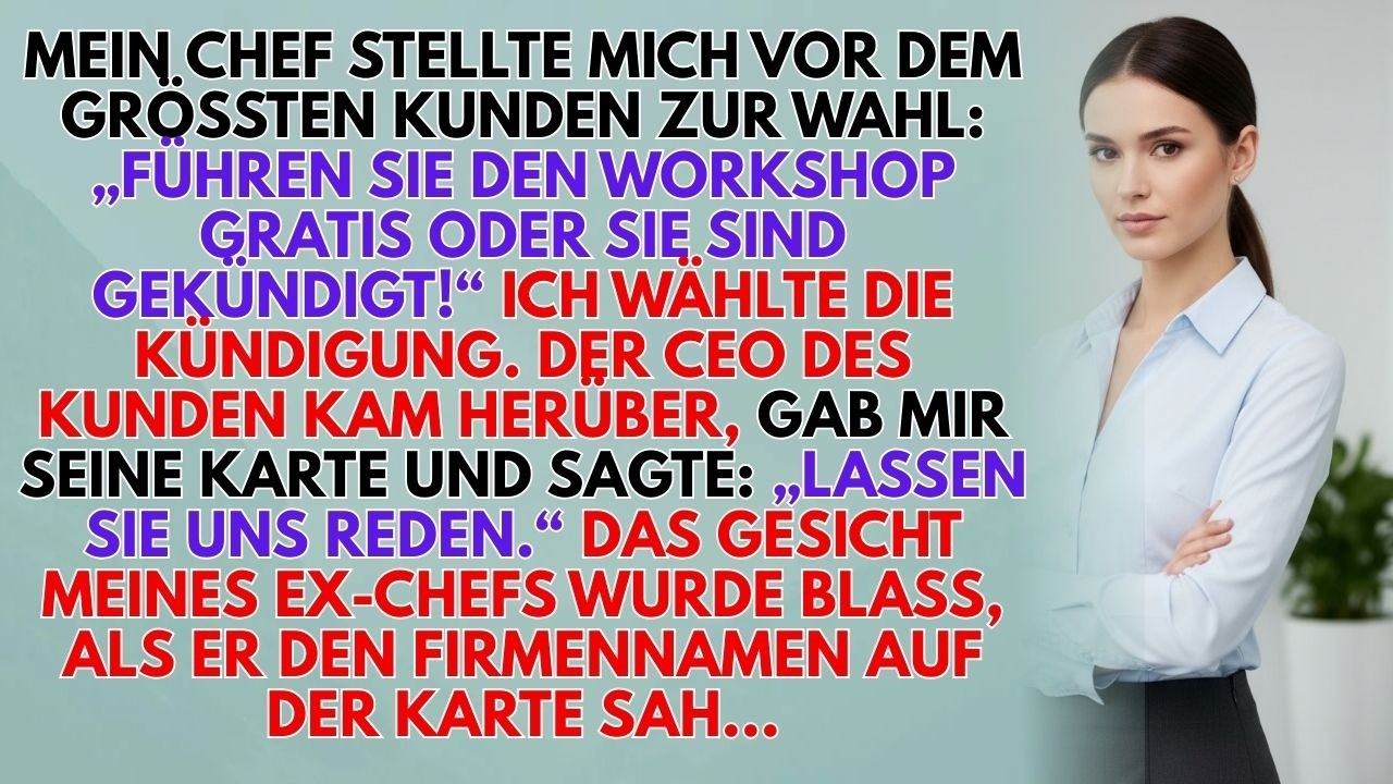 GEKÜNDIGT, WEIL ICH NICHT GRATIS ARBEITETE – DER KUNDEN-CEO ZERSTÖRTE MEINEN CHEF 💼
