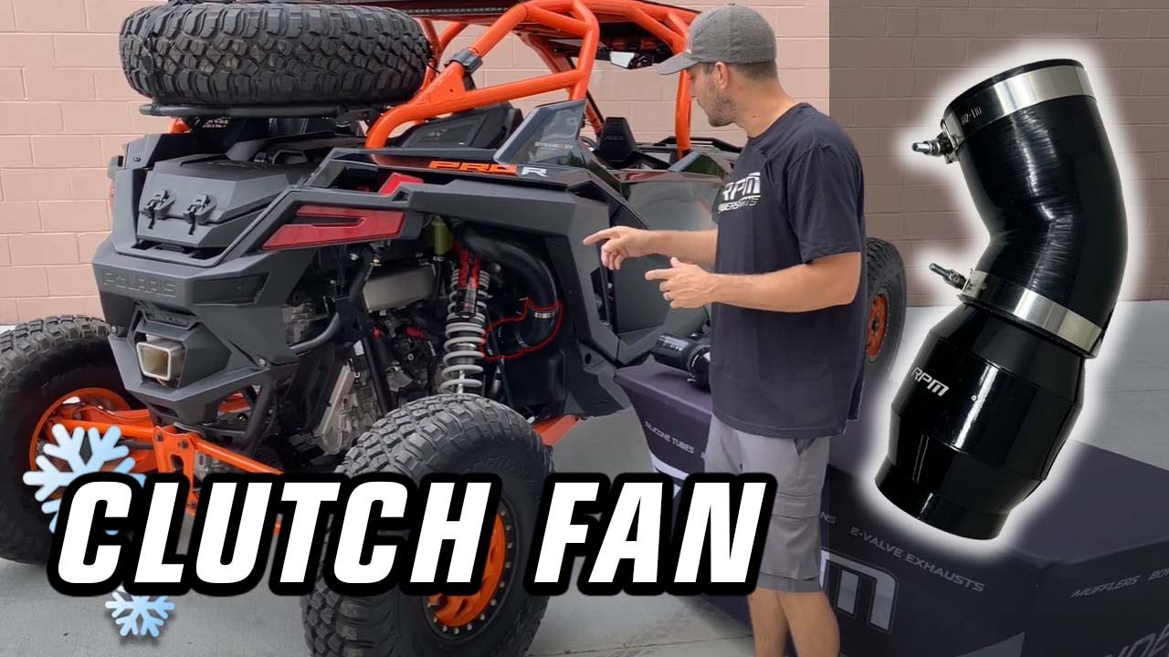 RZR Pro R "ECF" RPM Electric Clutch Fan Kit ~ Lower Clutch / Belt Temperature