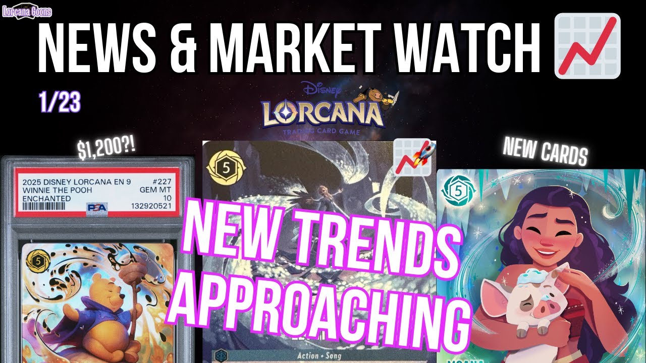 Fabled Slabs Are Selling??? (Lorcana MARKET WATCH & NEWS) - Ep. 212 1/23
