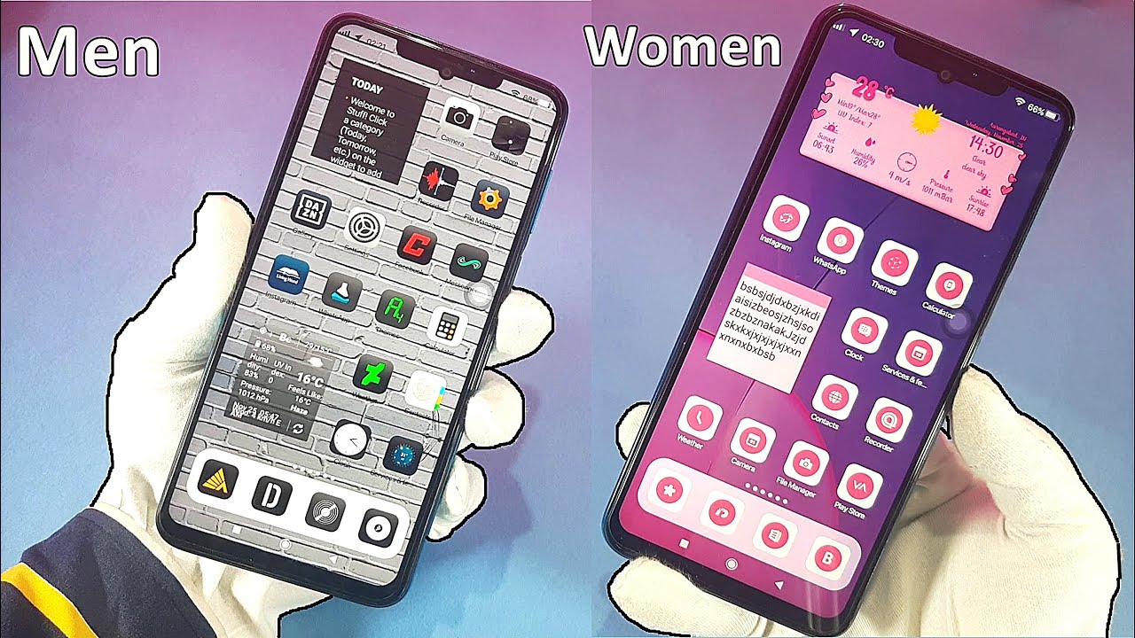 iOS 14 Themes On Android | aesthetic iOS 14 Homescreen Transformation On Android
