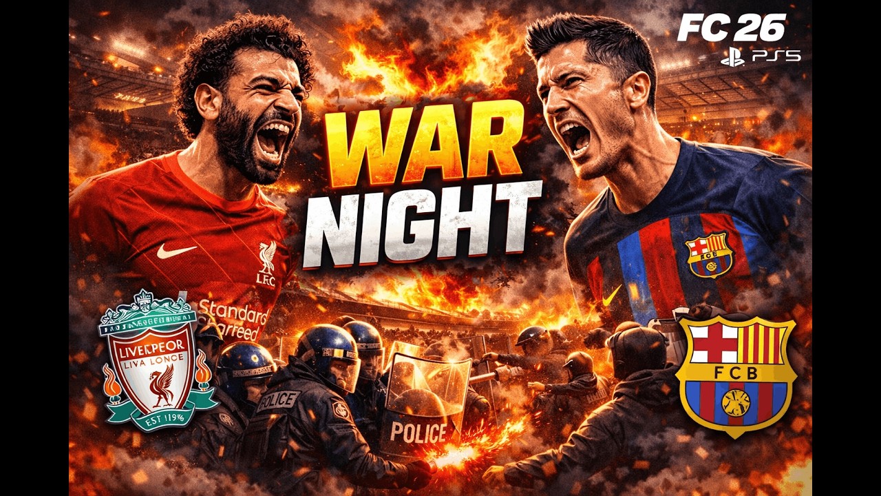 Anfield Night Turns Brutal 😤 | FC 26 PS5 Liverpool vs Barcelona