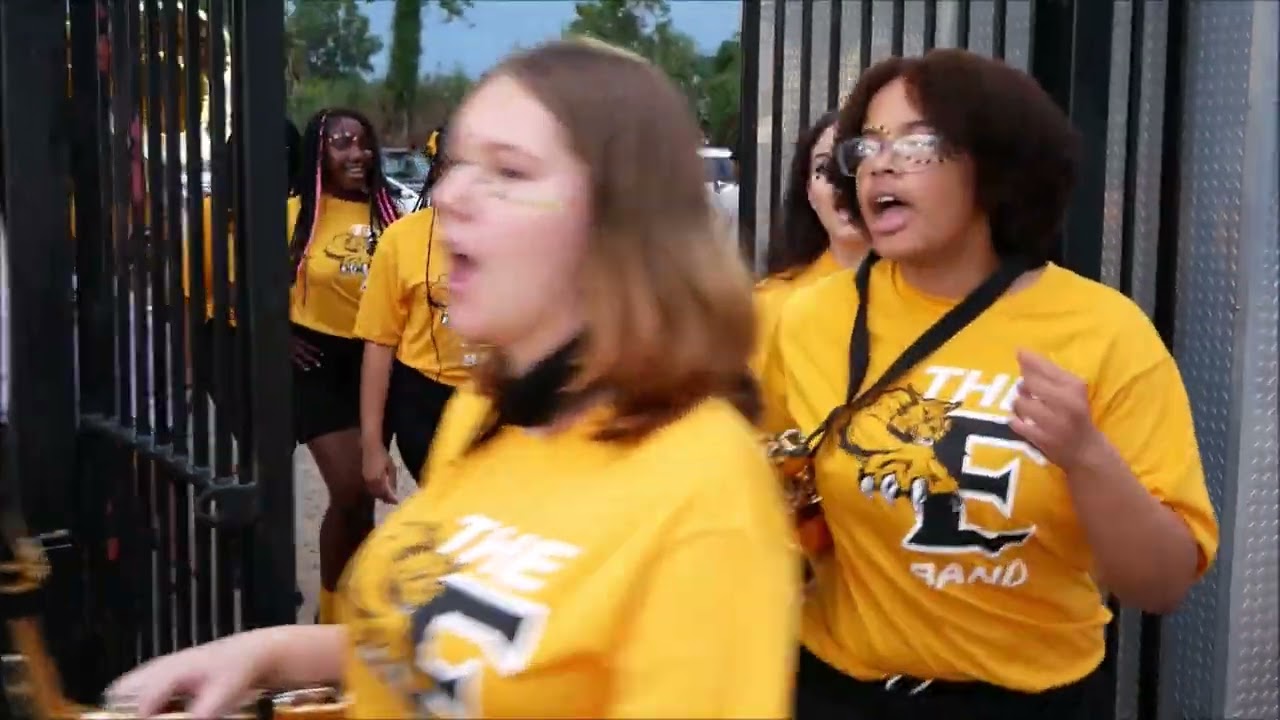East St John marching band 2023 Coming into stadium 2023 @ Carver game