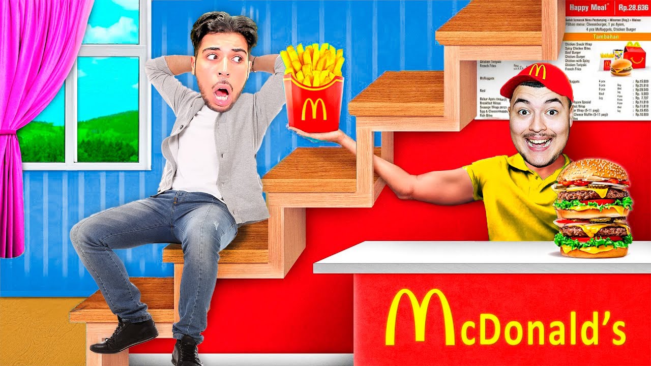 J'AI OUVERT UN MCDONALD'S DANS MA MAISON !