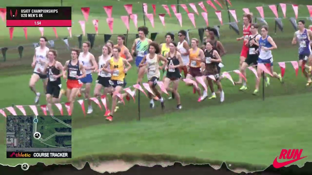 Men's U20 8 km XC - USATF Cross Country Championships 2025 [Full Race Replay]