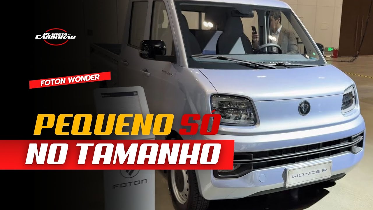 FOTON WONDER 2026: Confira detalhes do caminhão leve urbano que já roda no Brasil