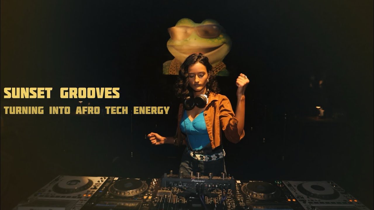 Sunset grooves turning into Afro Tech energy 🌅🎶