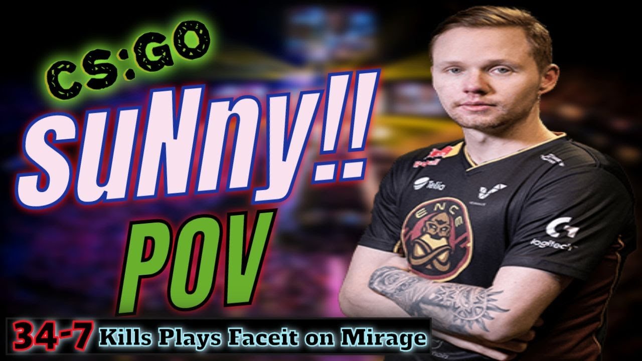 CS:GO POV ▶  suNny EASY plays Faceit ◀  34-7 Kills on Mirage