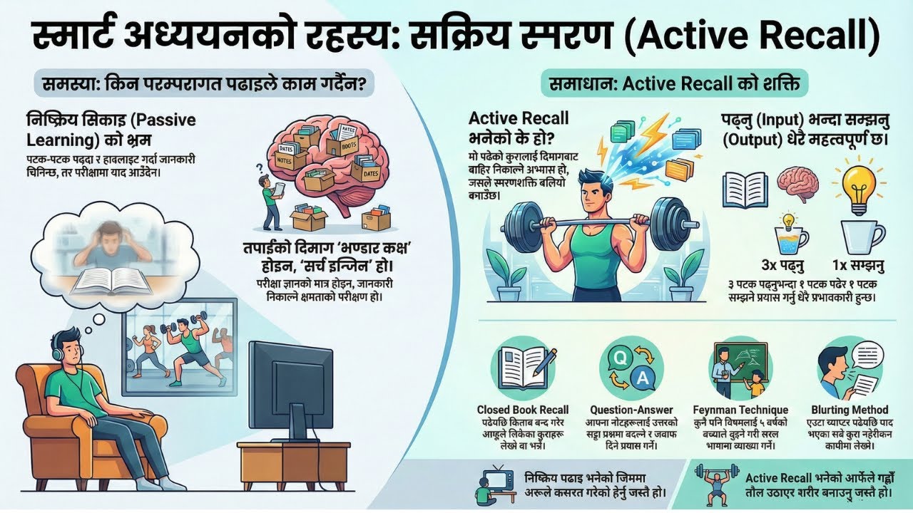 Study Hack: Active Recall | Toppers को Secret Study Method! 📚🔥